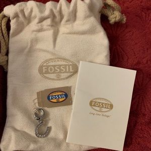 NEW Fossil Horseshoe charm pendant
